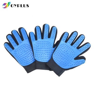 Silicone Dog Hair Brush Pet Hair Pet Grooming  Brush Cat Shedding Bathing Grooming Finger Mitt Horse Products Bag Latex