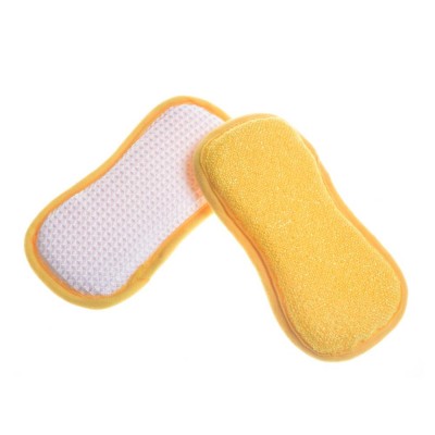 Microfiber Minky M Cloth Antibacterial Dish Cleaning Pad Double Sided Kitchen Scouring Pad