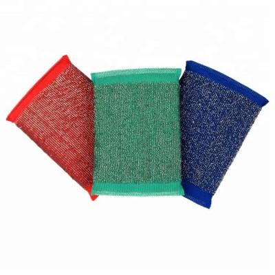 High Quality 2 In 1 Dish Washing Cleaning Scrub Sponge Pads For Kitchen