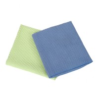 Microfiber Cleaning Cloth, Dish Towel, Kitchen Two-Color Rag, Cleaning Towel, Scouring Pad